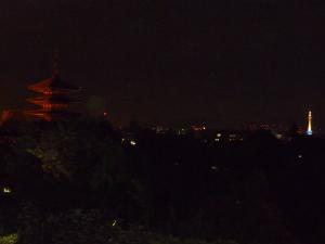 高台寺から夜景