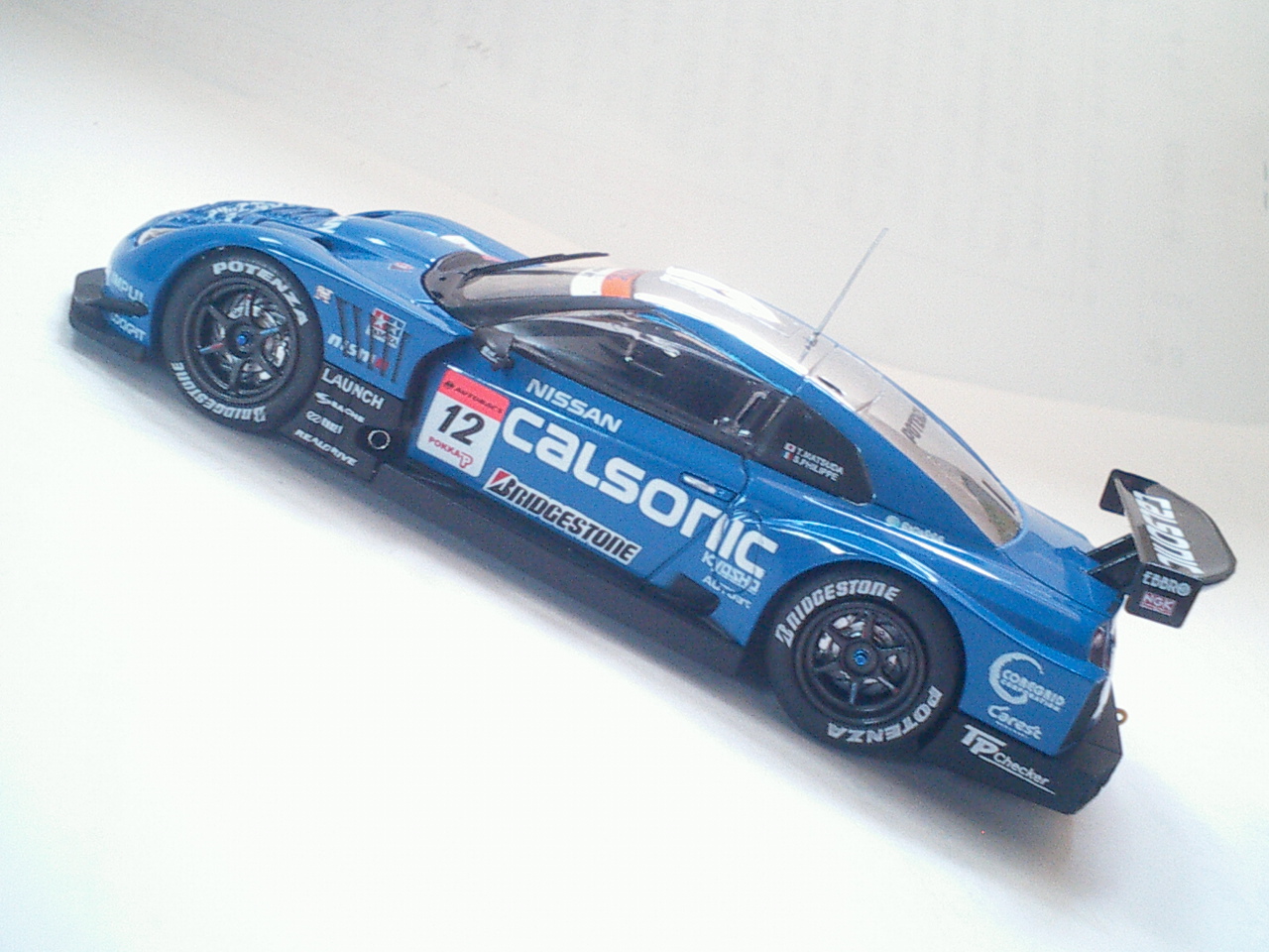 GT-R SUPER GT500  43 カルソニック インパル  ミニカー 返品種別B  Winner No.12 45101  2014 Rd.2 Fuji  最先端 EBBRO 1