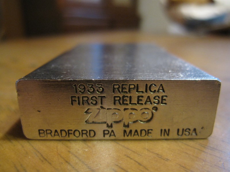 Chip in bogey ZIPPO 1933 REPLICA FIRST RELEASE