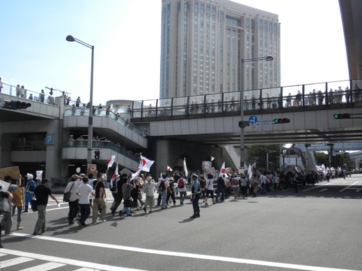 2011年9月17日フジテレビ抗議デモ（ダブルヘッダー）