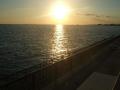F明石海峡の綺麗な夕日