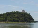 船上から見る犬山城
