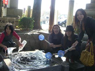 八幡神社の自噴水